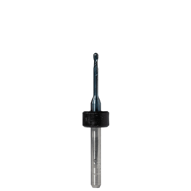 CORiTEC Radius Milling Tool – T3 / T8 – Ti/CoCr – ø1.5/ø3.0mm